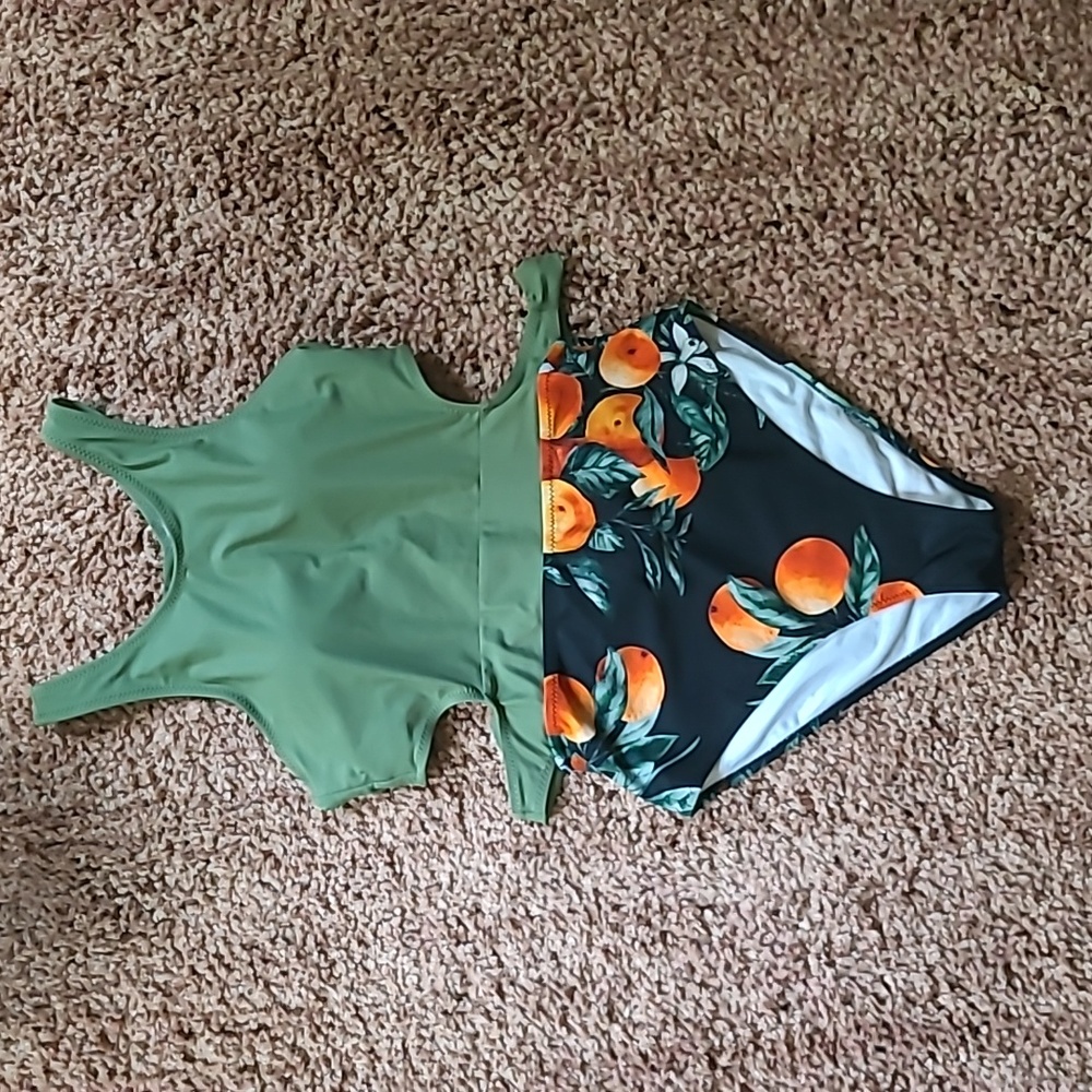 Cupshe 1 Piece Swimsuit with Oranges